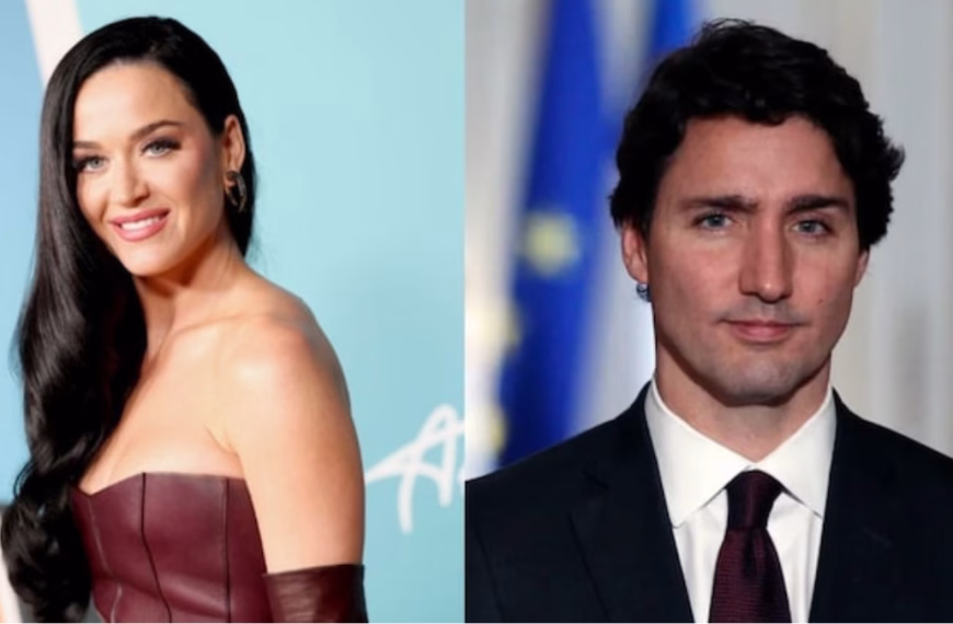 Katy Perry, Justin Trudeau seen kissing